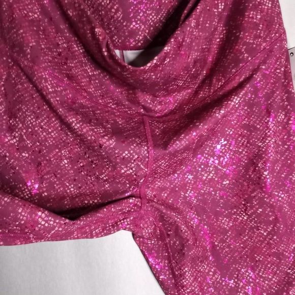 Zelos Women's Tight Pink Snake Athletic Gym Workout Leggings Pants Plus Size 3X - Picture 7 of 11